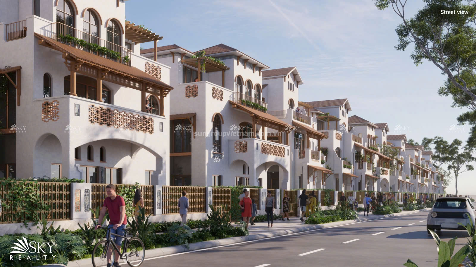 Hình Ảnh Nhà Phố Blanca City by Sungroup